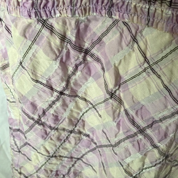 Boston Proper: Purple/White Plaid Maxi Sundress- Ruffles- M - Picture 10 of 16